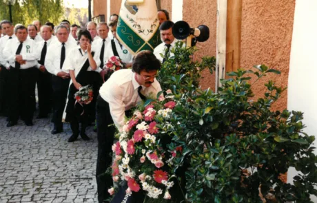 Kranzniederlegung 1989